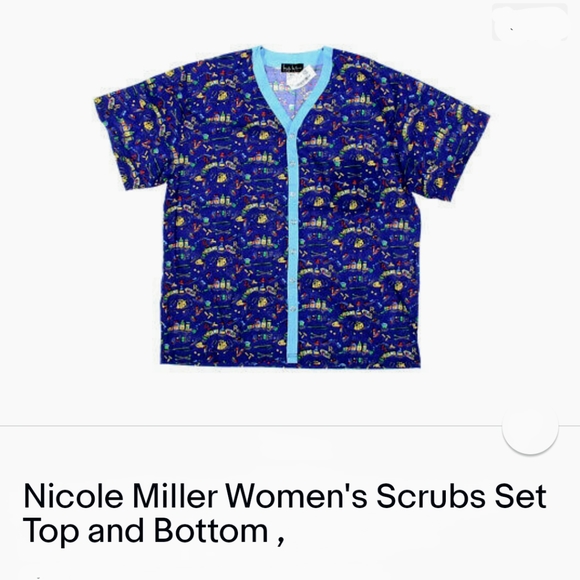 Nicole Miller Women's scrubs set - Picture 1 of 5